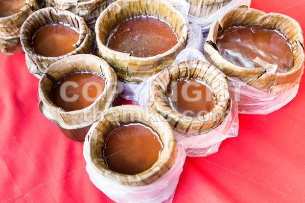 Chinese New Year glutinous rice cake, known as Nian Gao - ThamKC Royalty-Free Photos