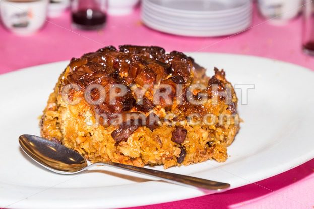 Chinese glutinous rice with waxed meat delicacy - ThamKC Royalty-Free Photos