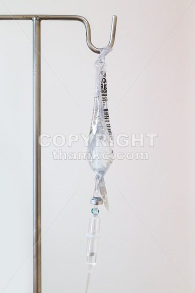 Focus on intravenous iv drips on standee - ThamKC Royalty-Free Photos