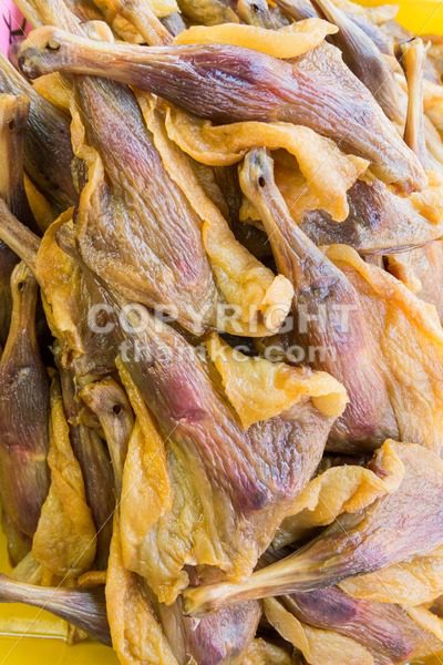 Heap of Chinese preserved waxed duck thigh - ThamKC Royalty-Free Photos
