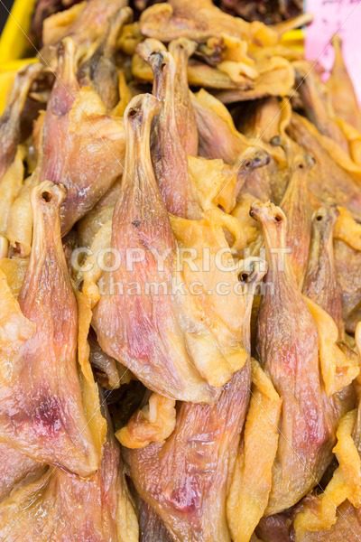 Heap of Chinese preserved waxed duck thigh - ThamKC Royalty-Free Photos