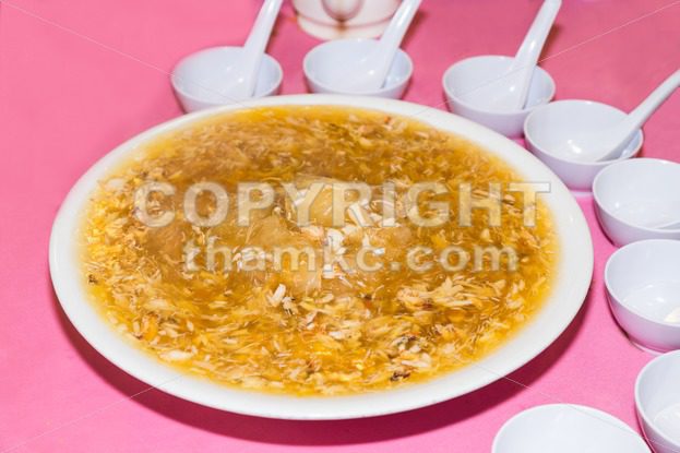 Serving of shark fins crab meat delicacy, popular among Chinese - ThamKC Royalty-Free Photos