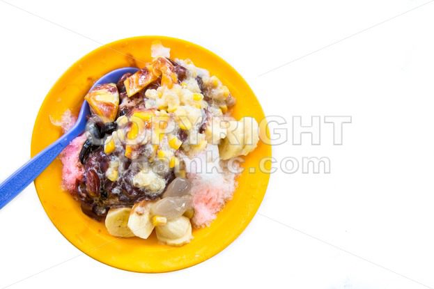 Ice kacang or shaved ice sweet dessert, popular in Malaysia - ThamKC Royalty-Free Photos