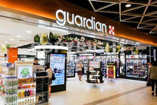 KUALA LUMPUR, Malaysia, June 25, 2017:  Guardian Pharmacy is the leading healthcare chain retailer with more than 500 outlets in Malaysia - ThamKC Royalty-Free Photos