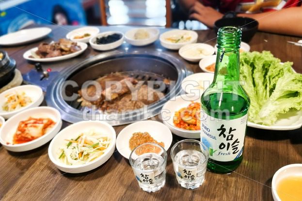 Kuala Lumpur, Malaysia, June 26, 2017:  Jinro Chamisul Soju has been the world’s best-selling soju for 12 consecutive years and has earned numerous accolades. Now available in Malaysia. - ThamKC Royalty-Free Photos