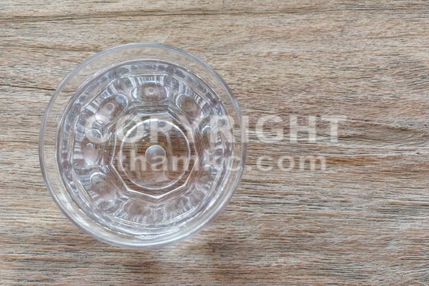 Glass of pure purified mineral drinking water on table - ThamKC Royalty-Free Photos