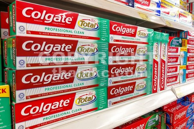 KUALA LUMPUR, Malaysia, September 10, 2017:  Colgate toothpaste is the market leader in the Malaysia toothpaste market with more than 50% market share in supermarkets. - ThamKC Royalty-Free Photos